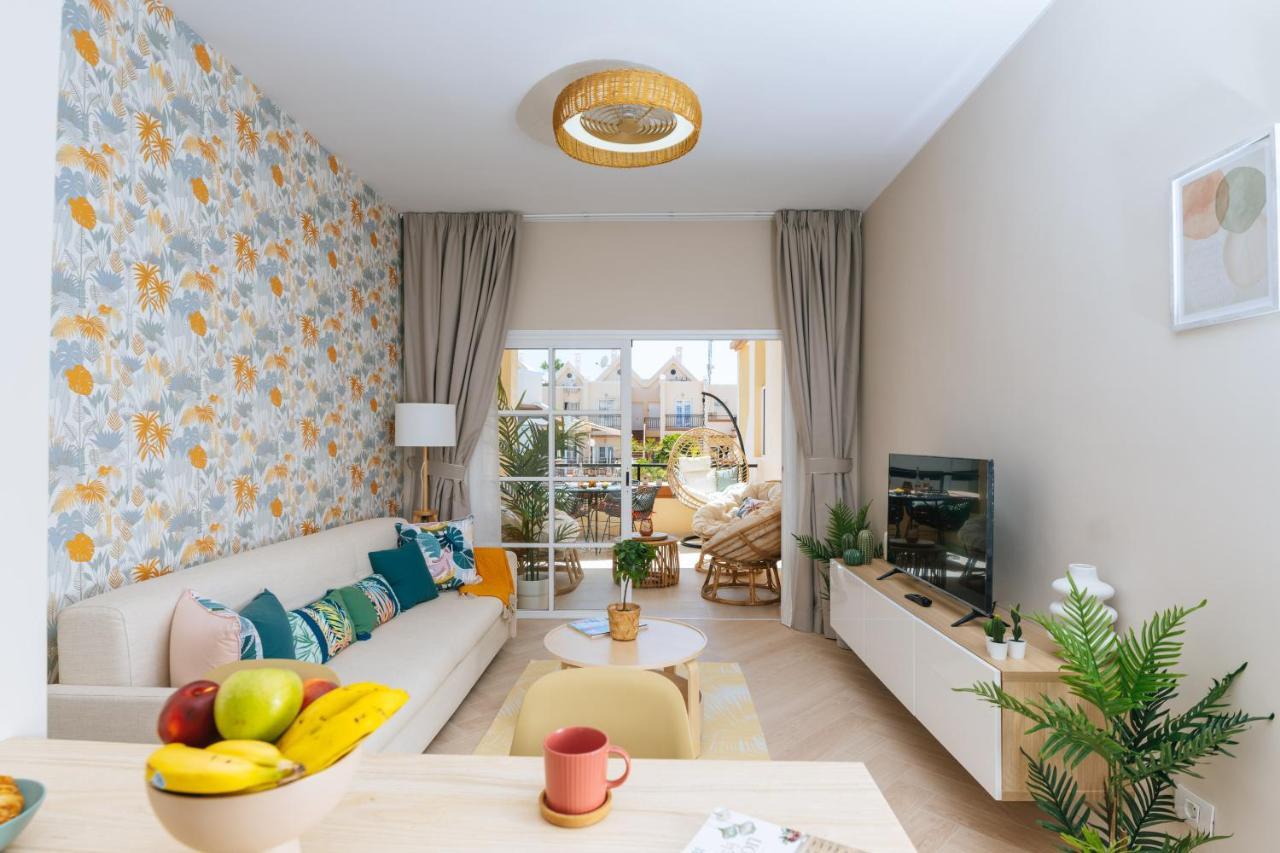 אדחה Amazing Renovated Pool View Apt, Aircon, 2 Min To Fanabe Beach מראה חיצוני תמונה