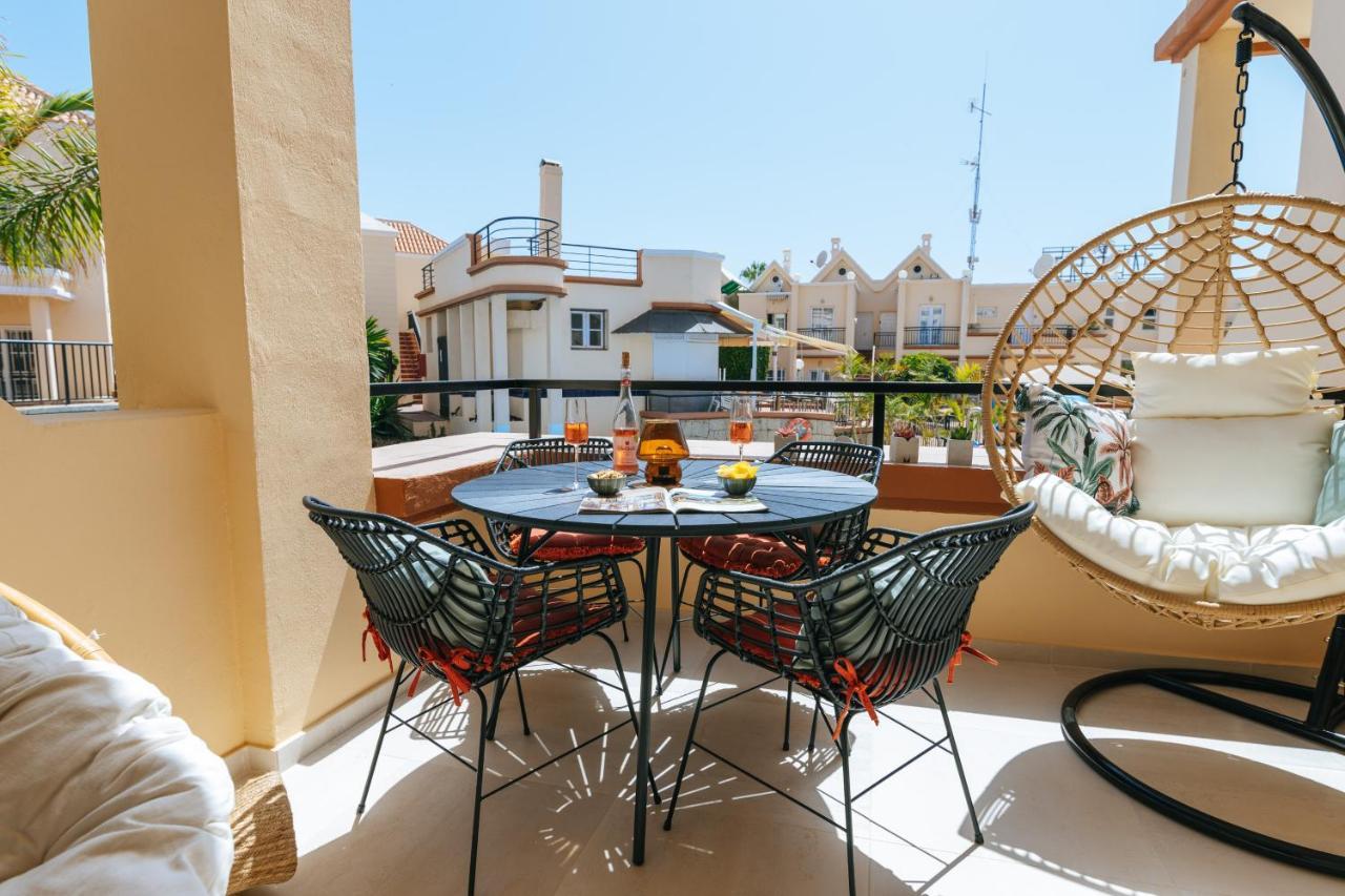 אדחה Amazing Renovated Pool View Apt, Aircon, 2 Min To Fanabe Beach מראה חיצוני תמונה