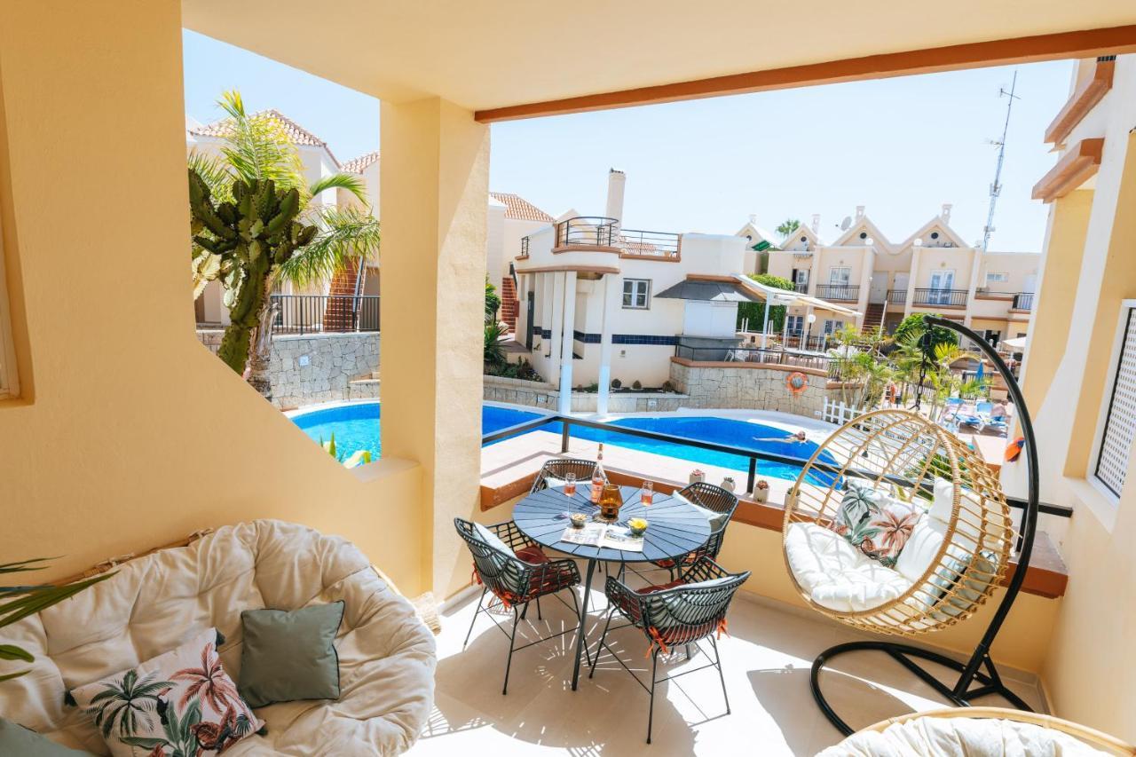 אדחה Amazing Renovated Pool View Apt, Aircon, 2 Min To Fanabe Beach מראה חיצוני תמונה