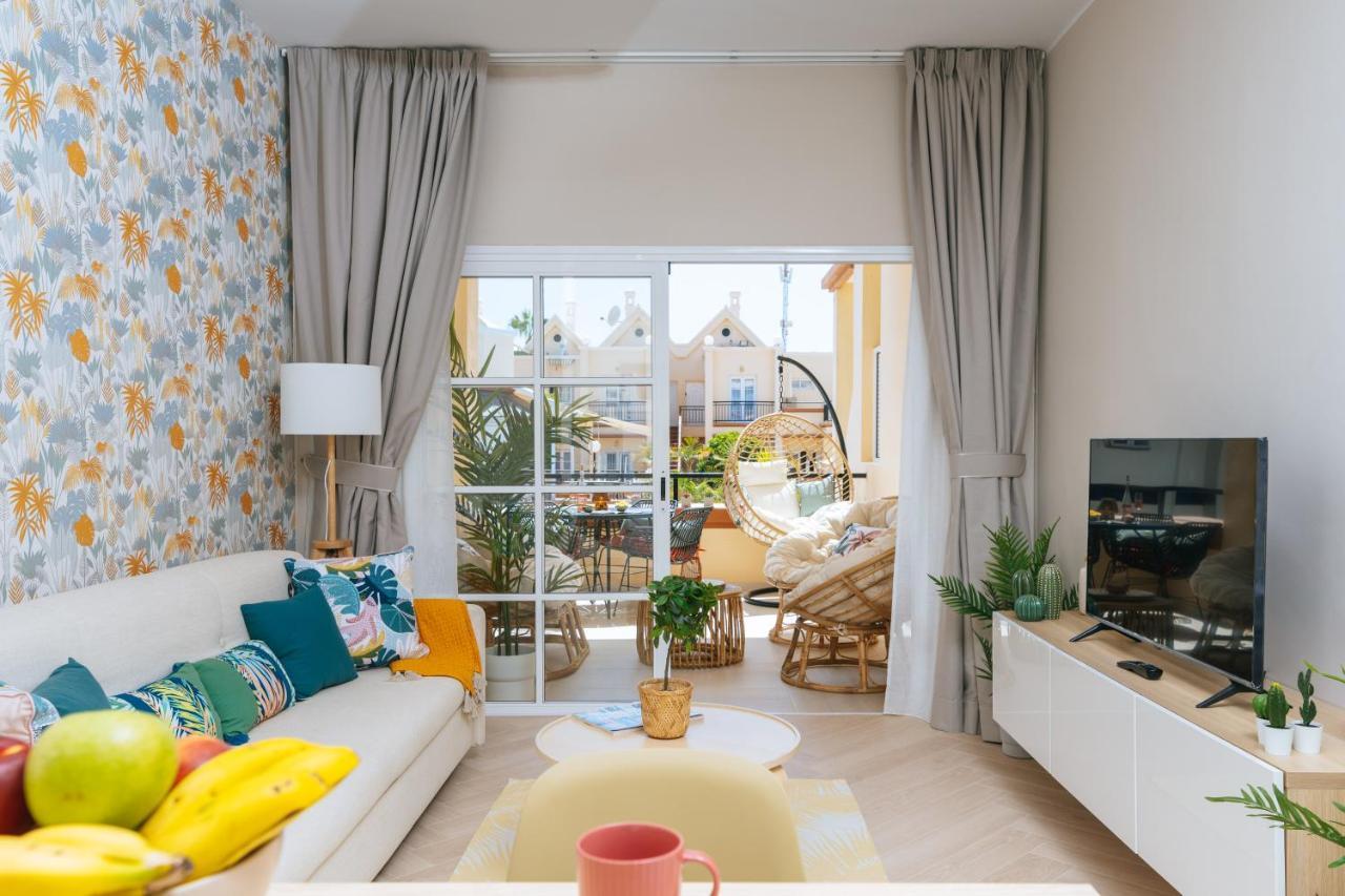 אדחה Amazing Renovated Pool View Apt, Aircon, 2 Min To Fanabe Beach מראה חיצוני תמונה